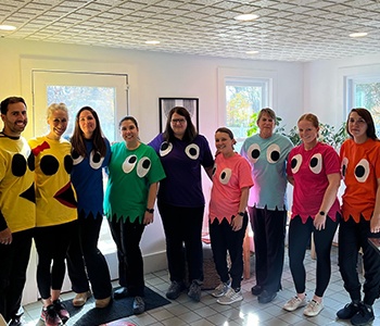 Trusted Colchester Vermont husband and wife dentists dancing together