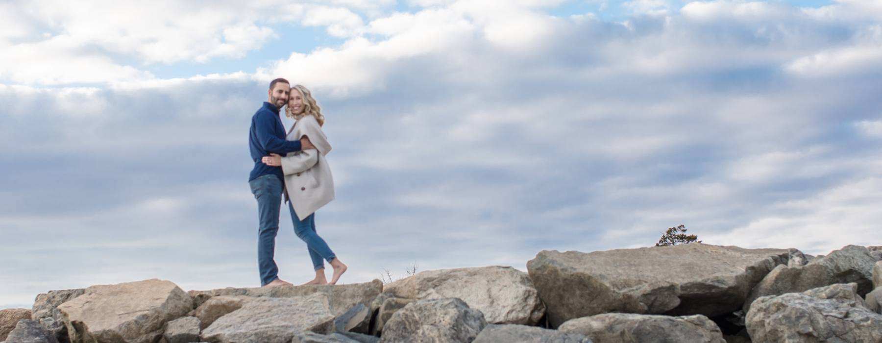 Doctor Kristen and Doctor Mike at the seaside