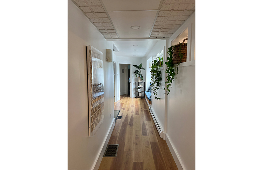 Hallway leading to dental treatment rooms